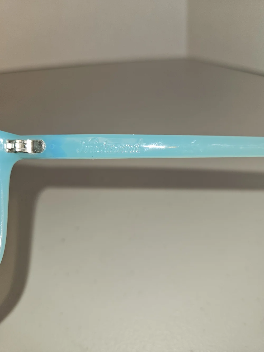 Knockaround Men's Teal Frame Sunglasses with Blue Mirrored Lenses